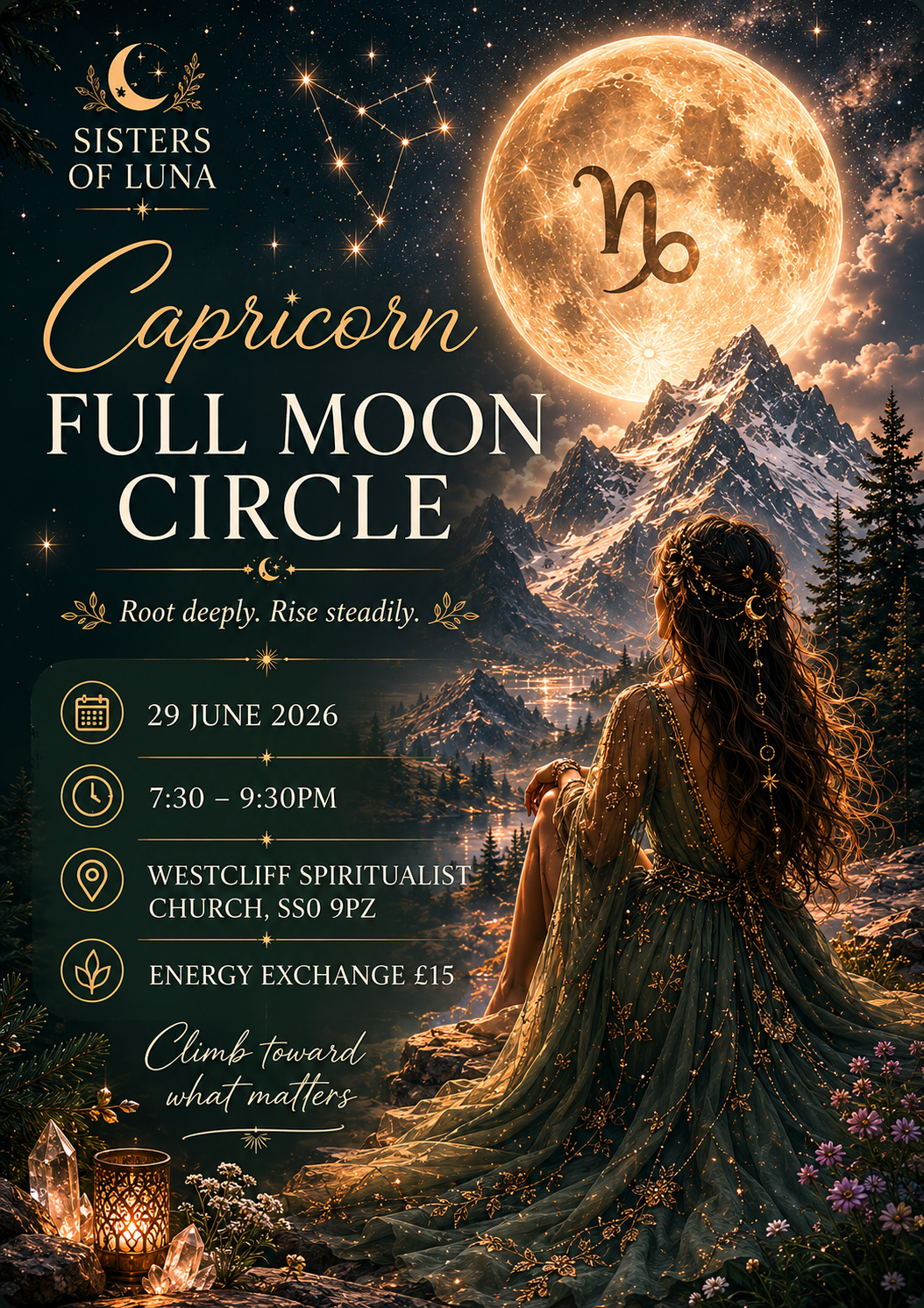 Capricorn Full Moon Circle