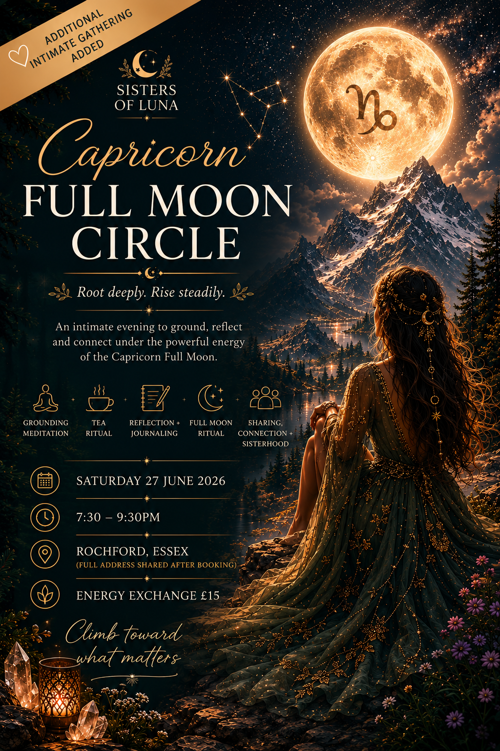 Capricorn Full Moon Circle ( 2nd circle )