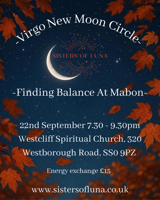 Virgo New Moon Circle - Finding Balance At Mabon