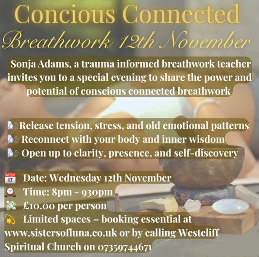Charity Breathwork Evening At Westcliff Spiritual Church