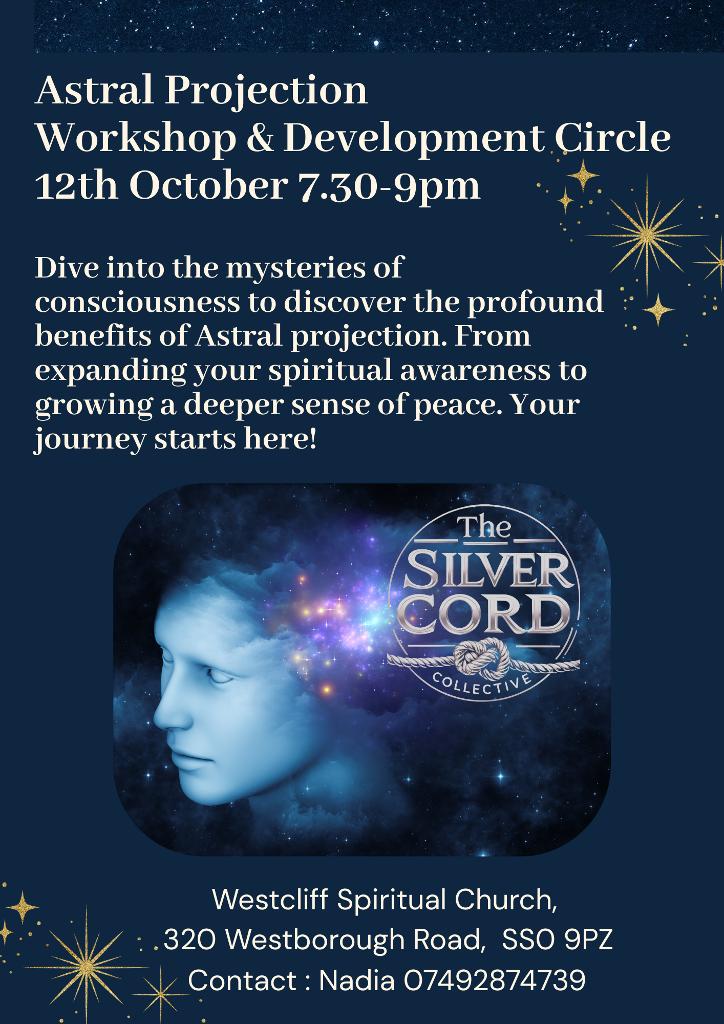 Astral Projection Workshop & Development Circle 12th October